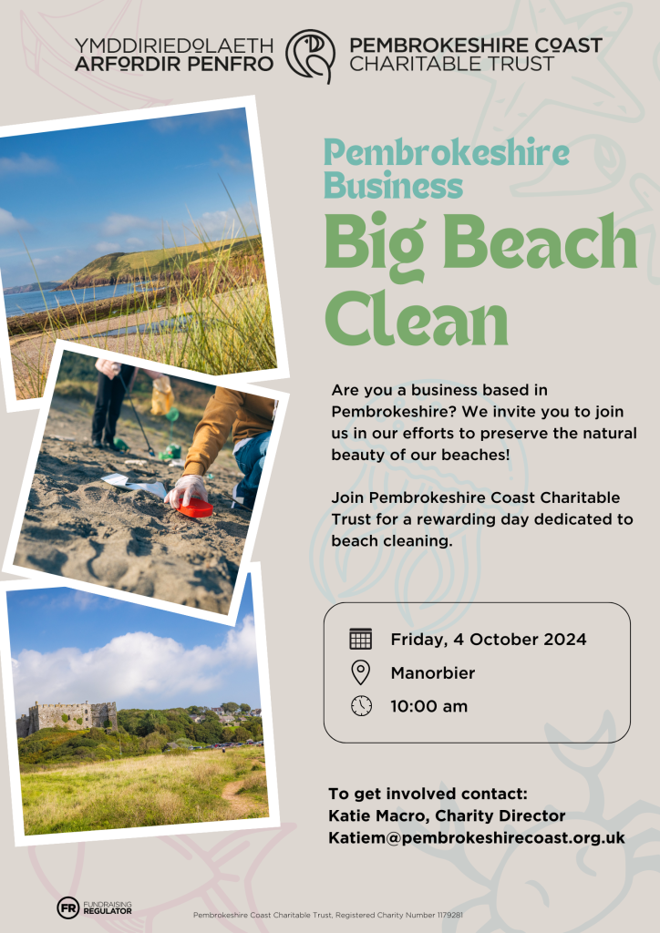 Pembrokeshire Business Big Beach Clean October 2024